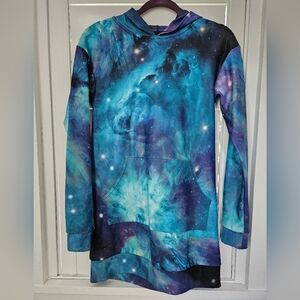 Blackmilk Galaxy Teal Sloucht  - XS